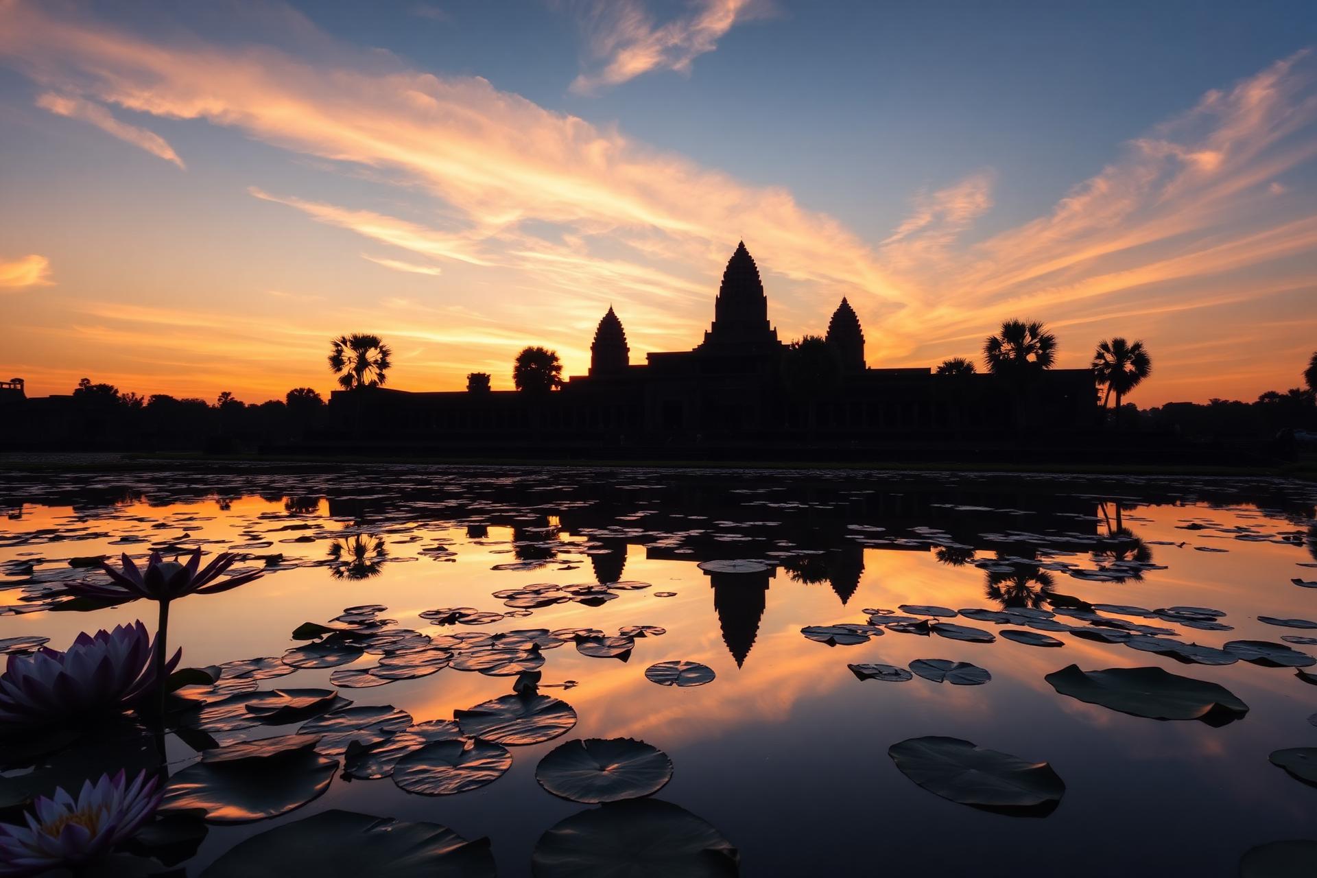 Angkor Wat · amanecer